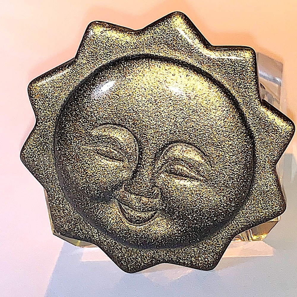 SUN 🌞 GOLDEN OBSIDIAN CARVED CRYSTAL